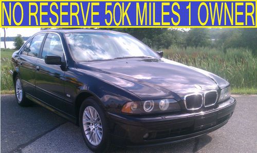 No reserve 50k miles 1 owner excellent condition leather sunroof 525i 528i 540i