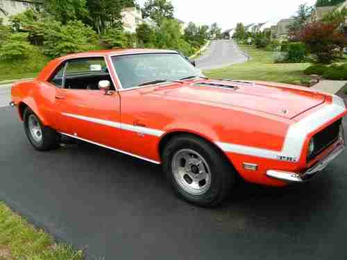 1968 SS Chevy Camaro - First Gen., 396 Big Block, restored, image 3