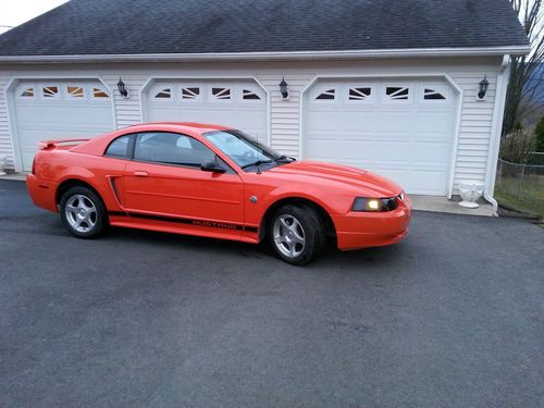 2004 competition orange mustang 40th anniversary fox body charcoal interior