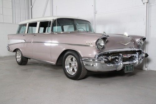 1957 chevrolet bel air wagon, low miles, a/c, excellent mostly original cond.