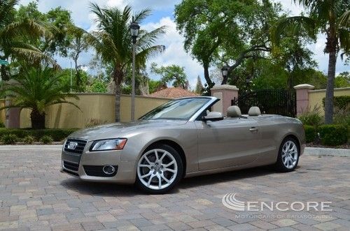 2010 audi a5 premium cabriolet**prem sound**dic**satellite**fog lights**fla car*