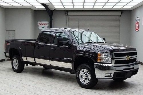 2008 chevy 3500hd diesel 4x4 srw long bed ltz crew z71 sunroof heated leather