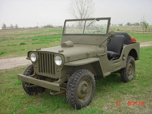 Early 1946 willys vec jeep, serial number cj2a 19143