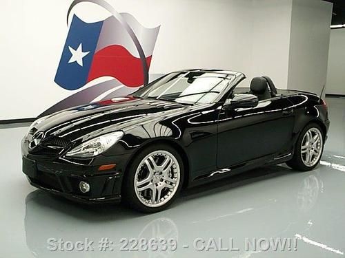 2010 mercedes-benz slk55 amg performance roadster nav! texas direct auto