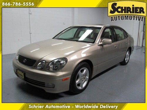 1998 lexus gs 400 luxury gold navigation 6 disc sunroof heated leather