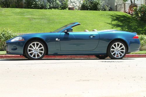 2007 jaguar xk convertible 2-door 4.2l - rare "prism blue" color