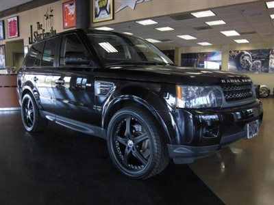 2010 land rover range rover sport black new 22 inch wheels