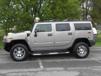 2007 hummer h2 4wd 20"s/dvds/sunroof!
