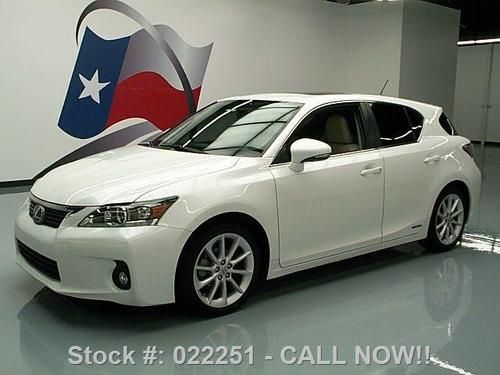 2011 lexus ct200h hybrid sunroof htd leather xenons 36k texas direct auto