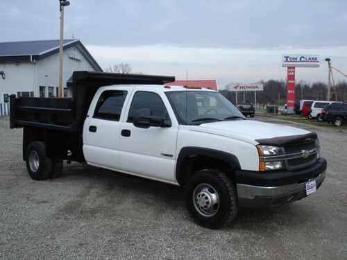 2004 chevy dump truck 3500 crew 4x4 automatic