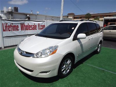 Fl sienna xle limited 7 passenger nav cam rear ent leather roof runs great!