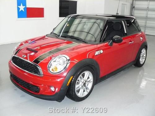 2011 mini cooper s turbocharged 6-speed xenons only 24k texas direct auto