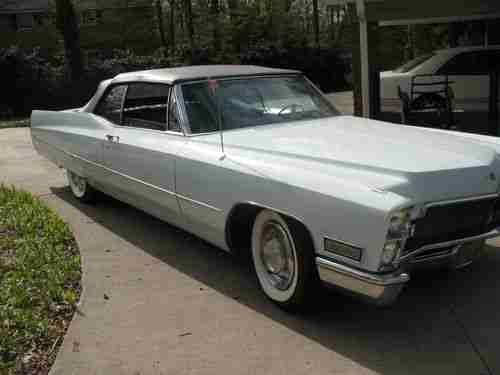 1968 CADILLAC COUPE DEVILLE CONVERTIBLE **LOOK!!**, US $15,500.00, image 2