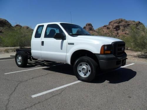 2006 ford f-250 sd super cab 4x4 cab &amp; chassis 5.4l
