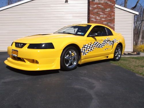 1999 ford mustang gt yellow!!  with many upgreades and add ons!! mint condition!