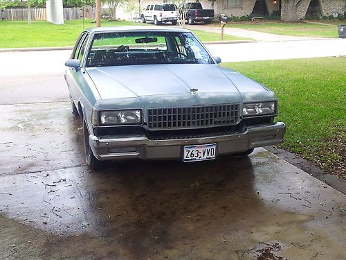 1989 chevrolet caprice 5.0 vin e