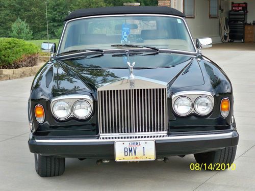 1984 rolls royce corniche base convertible 2-door 6.7l