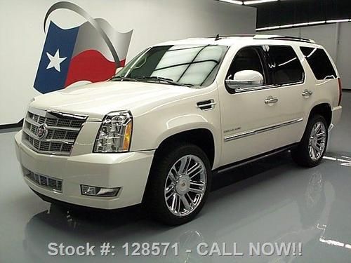 2012 cadillac escalade platinum sunroof nav dvd 13k mi texas direct auto