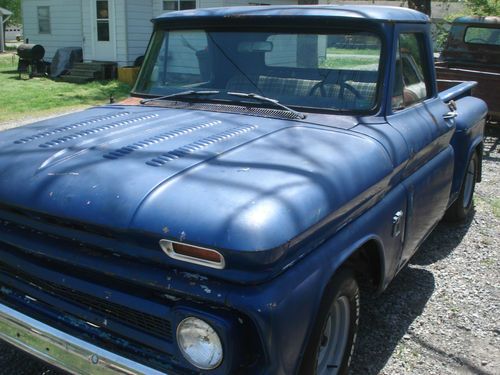 1966 chevrolet 1/2 ton truck / short bed stepside / swb project