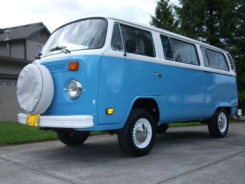 1976 volkswagen bus kombi super nice no reserve