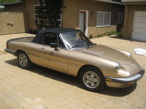 Alfa romeo spider veloce 1986