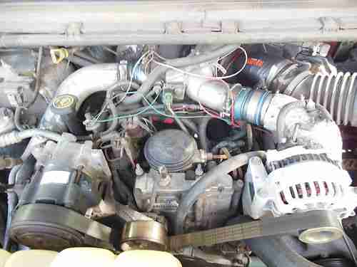 2000 ford f-250 7.3 diesel crew cab pickup 4x4, image 2
