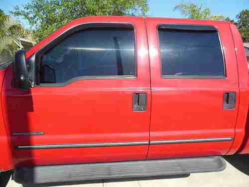 2000 ford f-250 7.3 diesel crew cab pickup 4x4, image 13