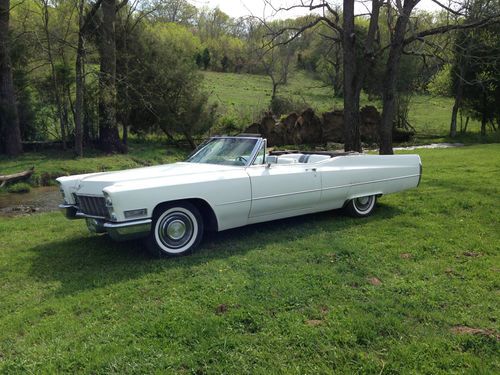 1968 cadillac deville base convertible 2-door 7.7l