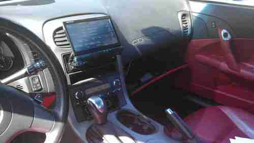 2006 CHEVROLET CORVETTE COUPE WHITE WITH RED LEATHER INTERIOR 9,000 MILES, image 6