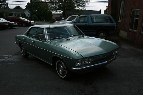 1966 corvair  4dr ht 31000 orignal miles factory a/c