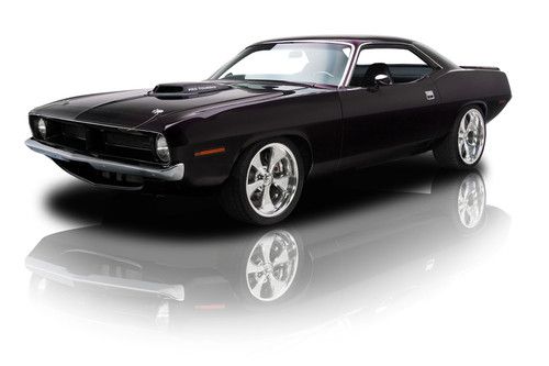 Frame up built 'cuda pro touring 440 v8 3 speed a/c