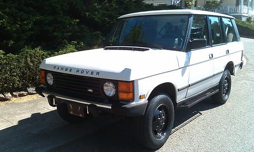 Orig 1991 range rover county classic great divide edition w/ safari pack cal car