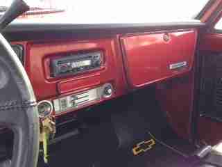 1969 CHEVY C10 CUSTOM SHORT BED    TOREADOR RED METALLIC, image 4