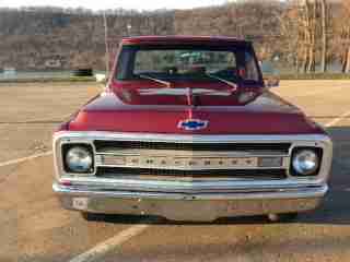 1969 CHEVY C10 CUSTOM SHORT BED    TOREADOR RED METALLIC, image 9