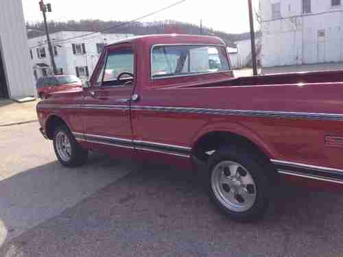1969 CHEVY C10 CUSTOM SHORT BED    TOREADOR RED METALLIC, image 13