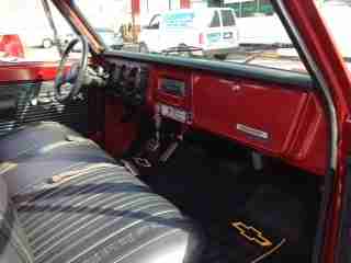 1969 CHEVY C10 CUSTOM SHORT BED    TOREADOR RED METALLIC, image 14