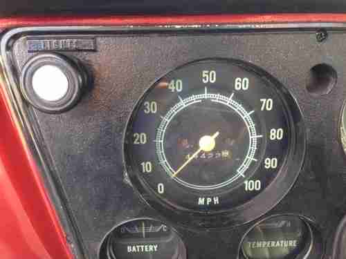1969 CHEVY C10 CUSTOM SHORT BED    TOREADOR RED METALLIC, image 15