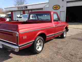 1969 CHEVY C10 CUSTOM SHORT BED    TOREADOR RED METALLIC, image 21