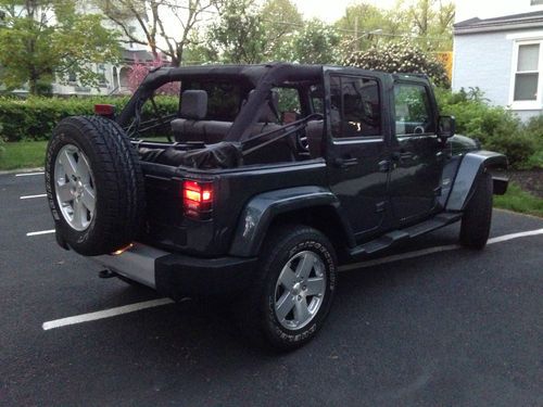 2008 jeep wrangler unlimited sahara 4x4 sport utility 4-door 3.8l