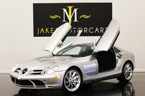 2005 slr mclaren, only 1800 miles, silver/black, pristine california car!!