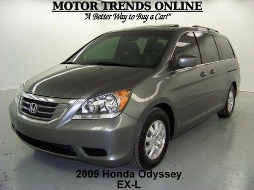 Exl ex-l navigation dvd rearcam roof leather htd seats 2009 honda odyssey 61k