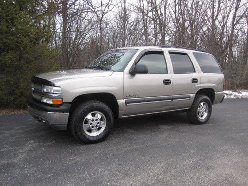 2002 chevrolet tahoe lt suv leather 3rd row seat all power options runs great!!