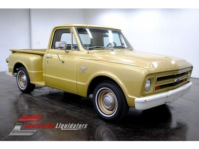 1967 chevrolet c10 short stepside 350 v8 automatic ps tilt pb check this out