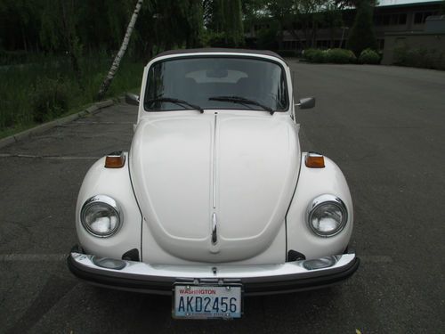 1978 volkswagen super beetle  convertible classic 1978