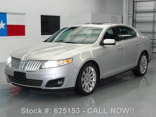 2009 lincoln mks awd ultimate pano sunroof nav 20's 17k texas direct auto