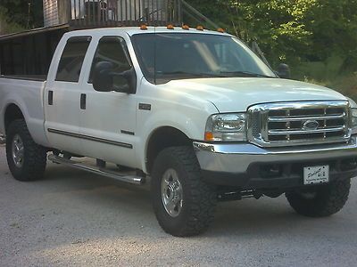 2000 ford super duty f-350 crew cab, power stroke diesel, 4x4, no reserve