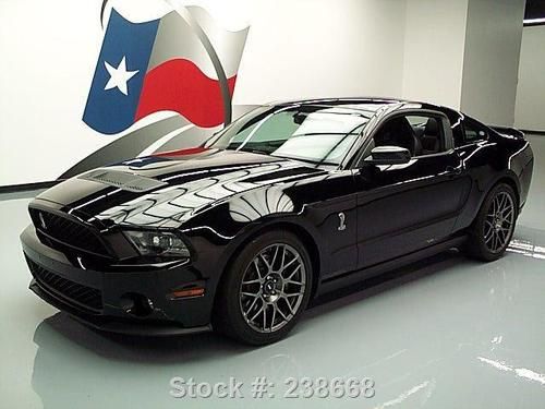 2012 ford shelby gt500 svt cobra 6-spd recaro seats 9k texas direct auto