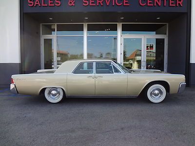 1962 lincoln continental 4 door sedan original california car and black plates