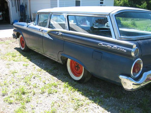 1959 ford country sedan wagon great western project!