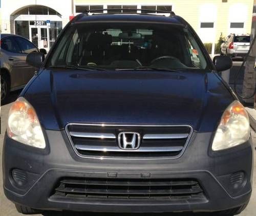 2005 honda crv very good.101 mi. clean title&amp;report. blue color.price negotiable